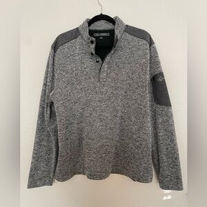 Greg Norman Collection Charcoal Heather Sweatshirt